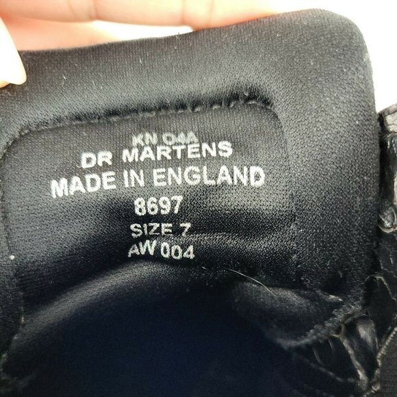 Dr Martens 8697 Brown Leather Boots Mens Size 7 (Womens 8.5) Made in England - Picture 8 of 12